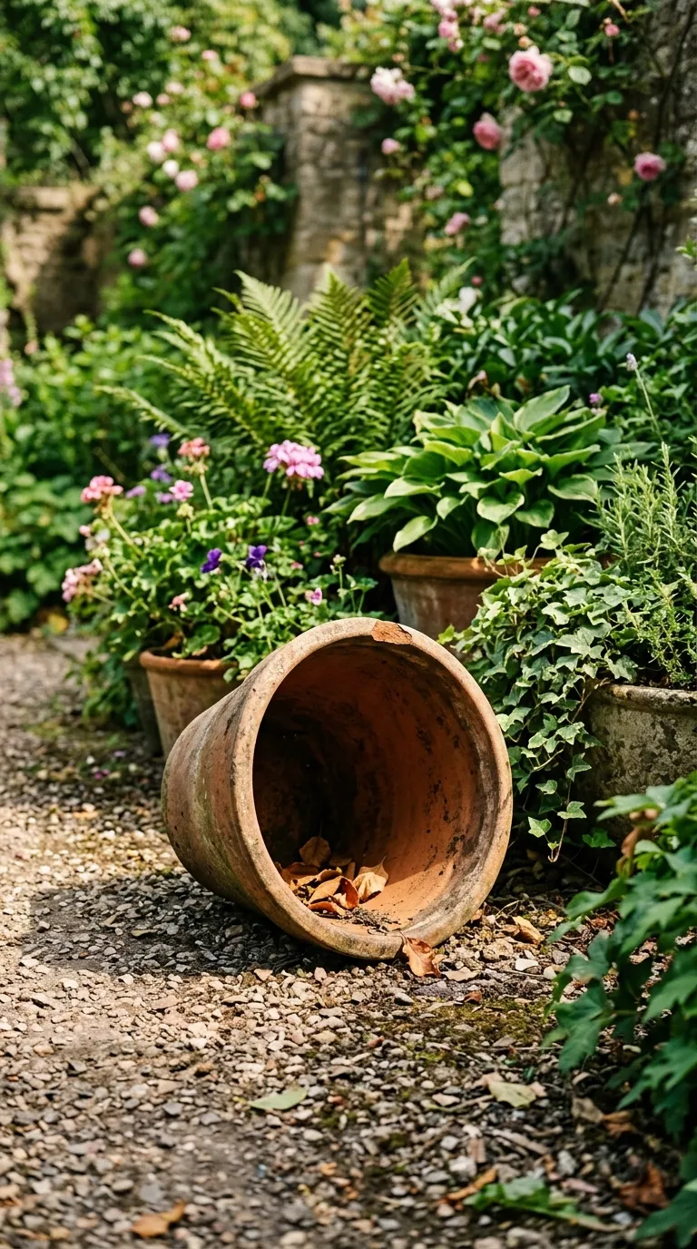 Container gardening ideas with dahlias and cosmos in a flower pot cutting garden