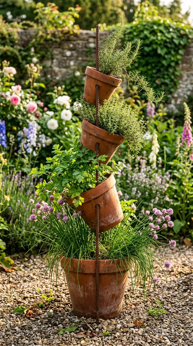 Shade-loving potted plants with hosta and fern for container gardening ideas