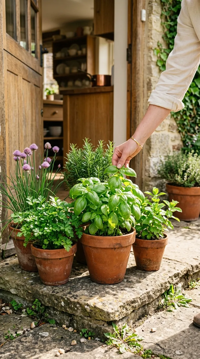 Pot gardening ideas showing drainage layers inside a container garden pot